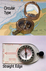 circular straight edge compass