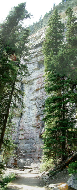 rock face
